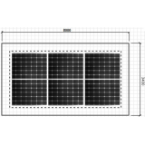 6x panel na ŠÍRKU - konštrukcia 10° V-Z