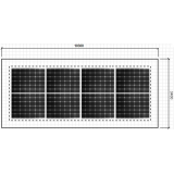 8x panel na ŠÍRKU - konštrukcia 10° V-Z
